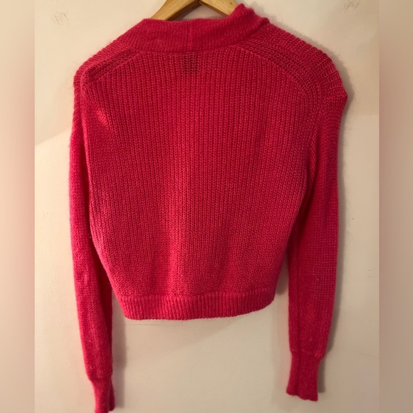 Little Moon Pink Cardigan Wool / Mohair Blend M - Picture 9 of 10